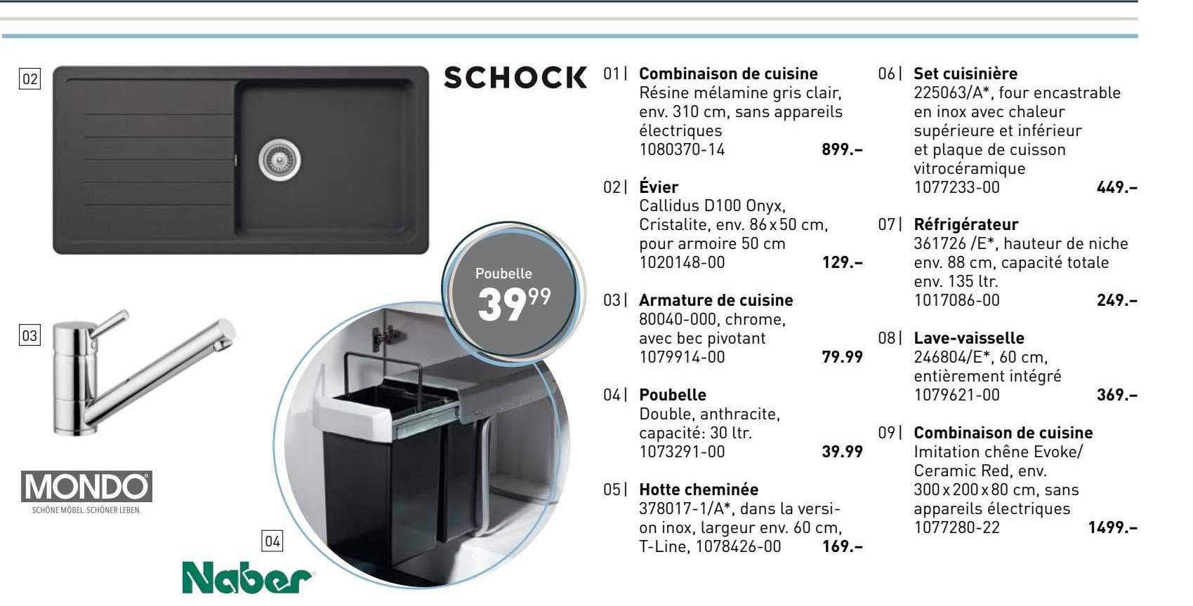 combinaison de cuisine, évier, armature de cuisine, poubelle, hotte cheminée, set cuisinière, réfrigérateur, lave-vaisselle, combinaison de cuisine, poubelle