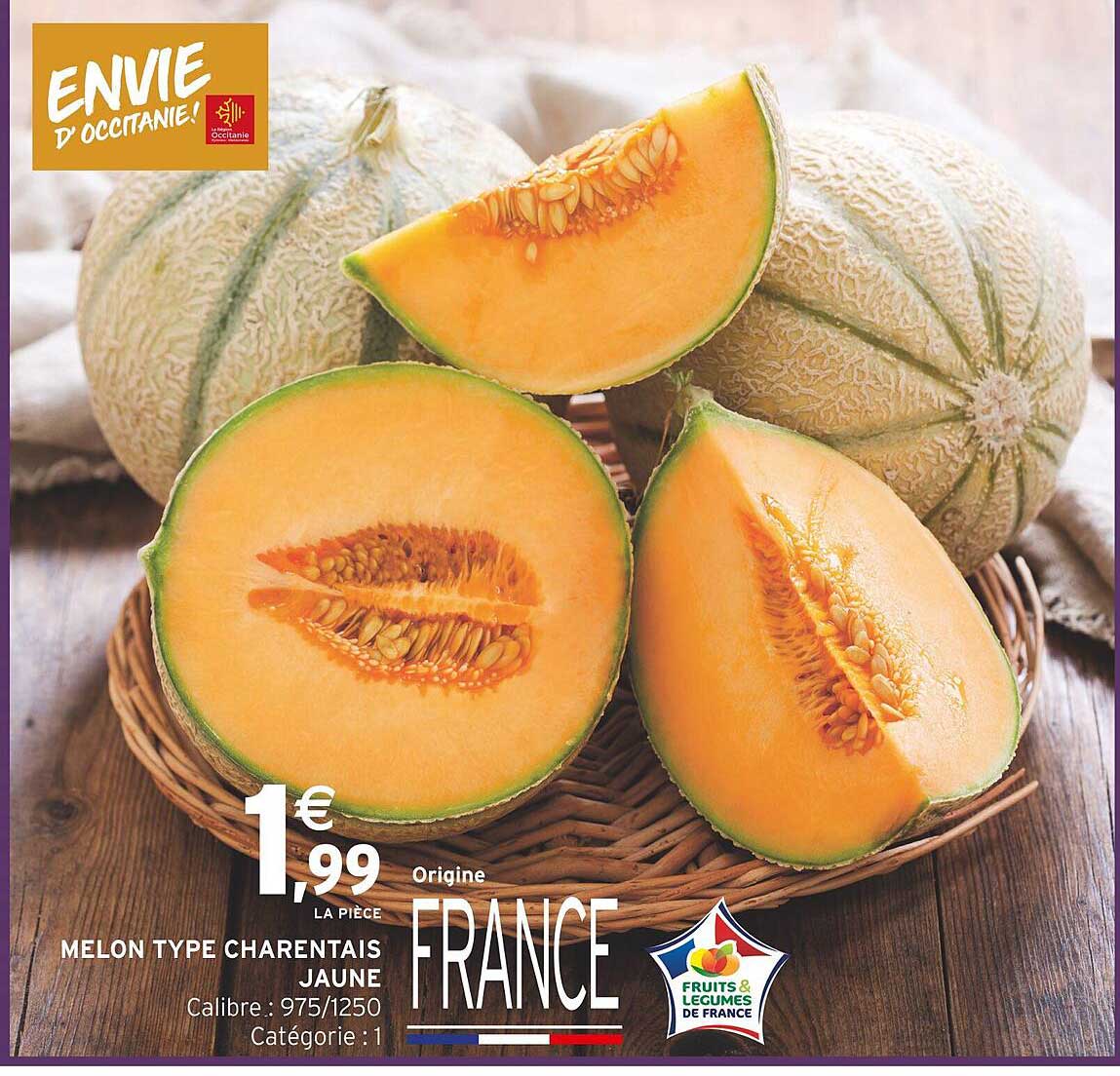 melon type charentais jaune