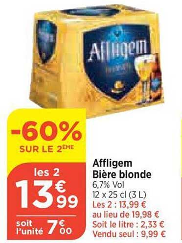 Affligem Bière Blonde