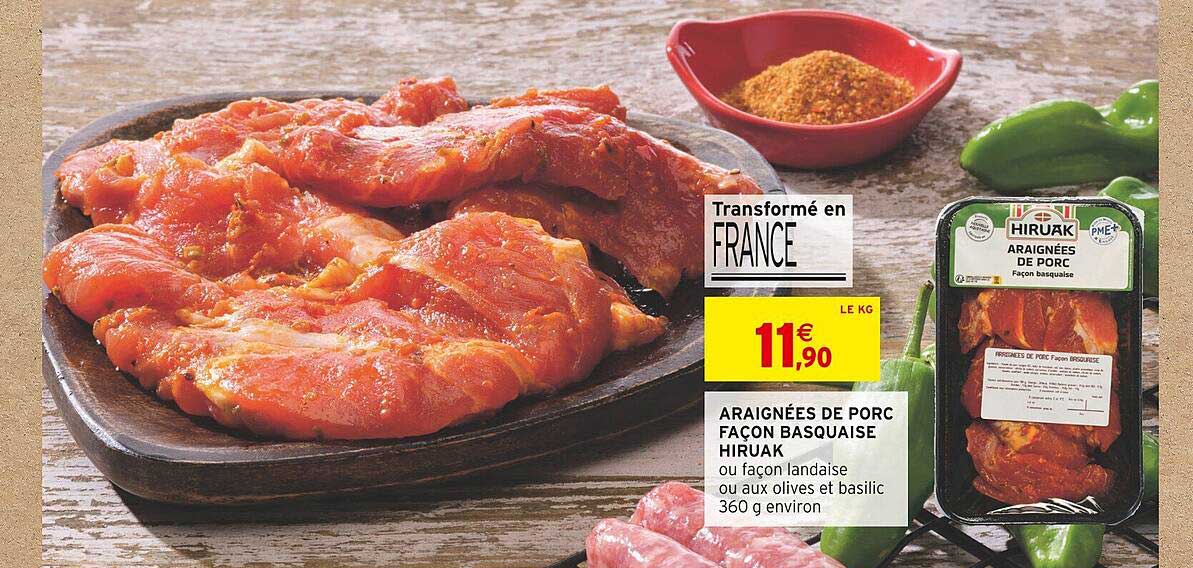 Araignées De Porc Façon Basquaise Hiruak