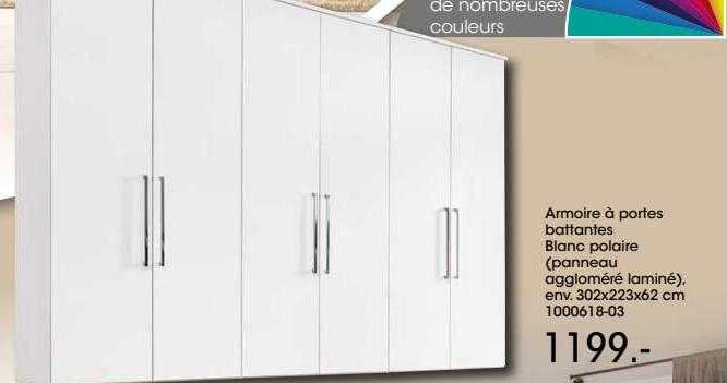 armoire à portes battantes