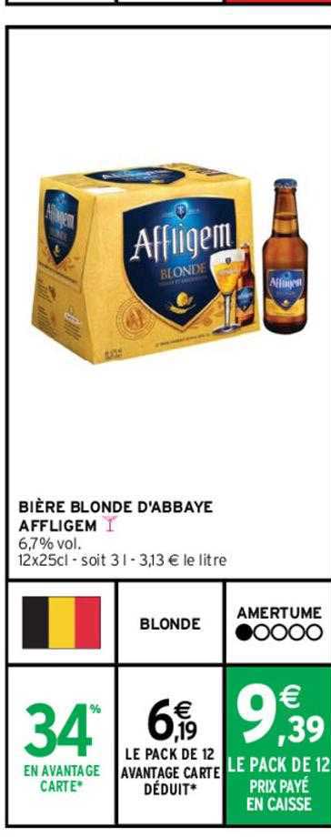 Bière Blonde D'abbaye Affligem