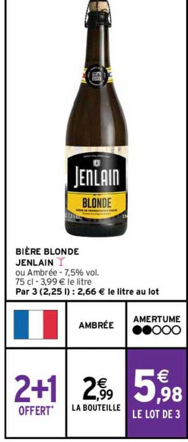 Bière Blonde Jenlain