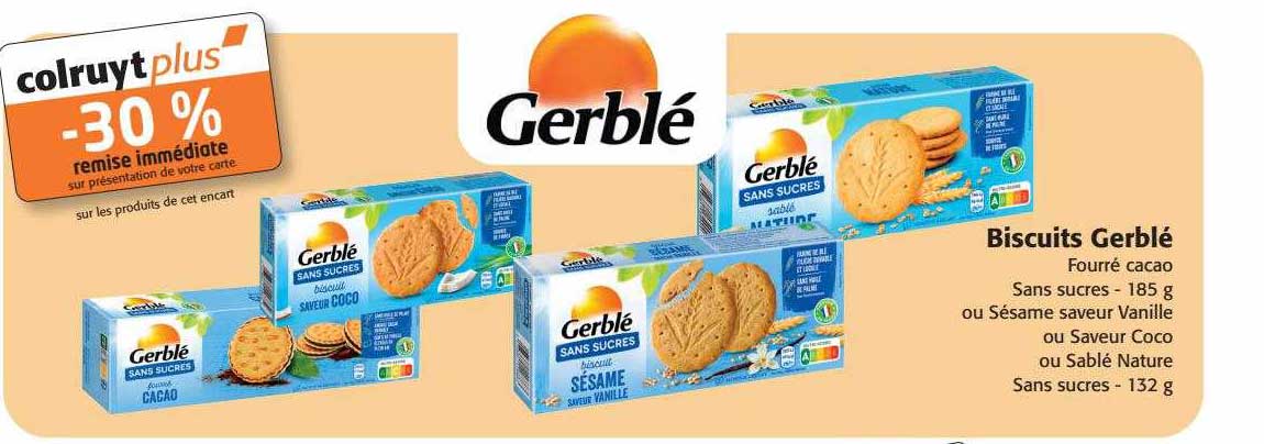 Biscuits Gerblé
