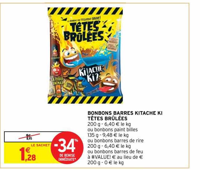 bonbons barres kitache ki têtes brûlées