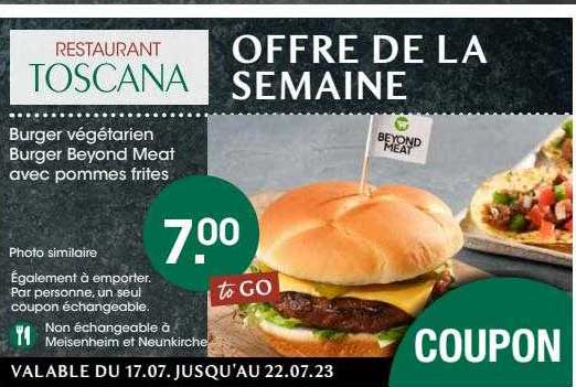 burger végétarien burger beyond meat avec pommes frites
