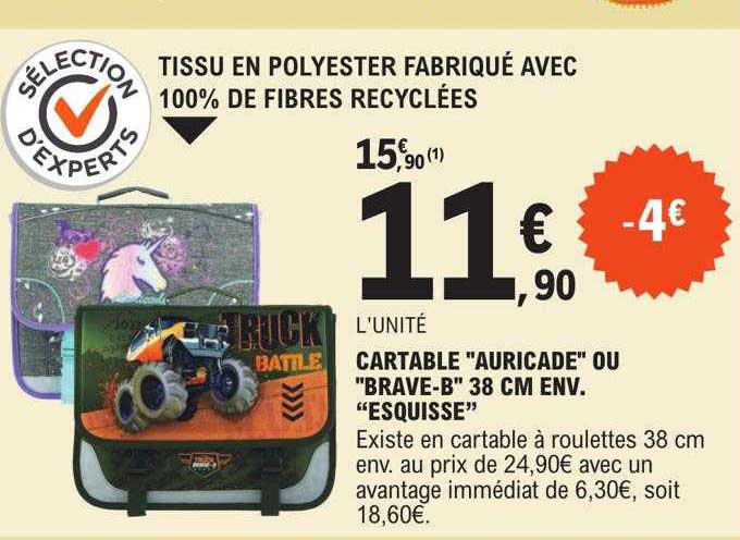 Cartable "auricade" Ou "brave-b" "esquisse"