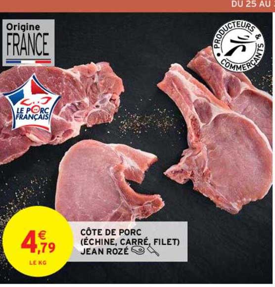 Côte De Porc Jean Rozé