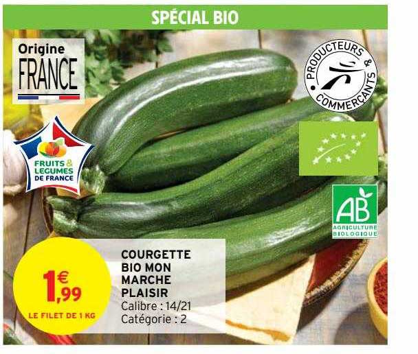 courgette bio mon marche plaisir