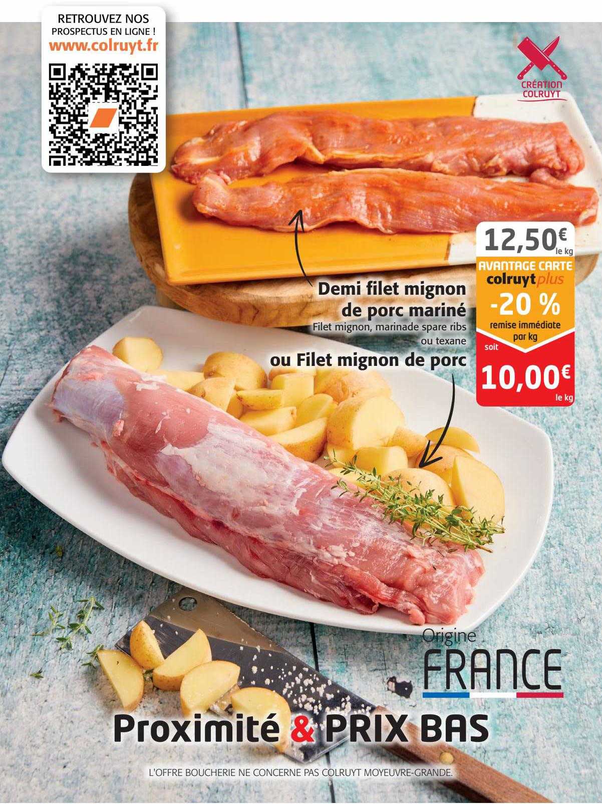 Demi Filet Mignon De Porc Mariné Ou Filet Mignon De Porc