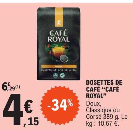Dosettes De Café "café Royal"