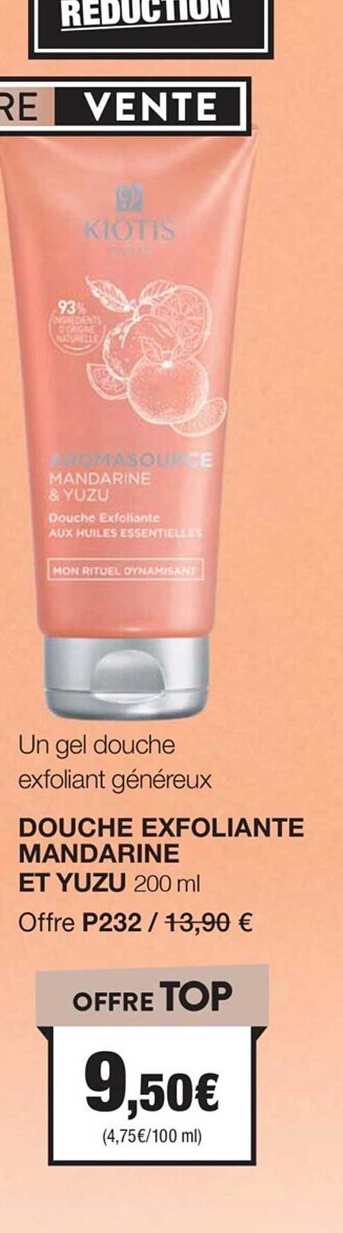 Douche Exfoliante Mandarine Et Yuzu Kiotis