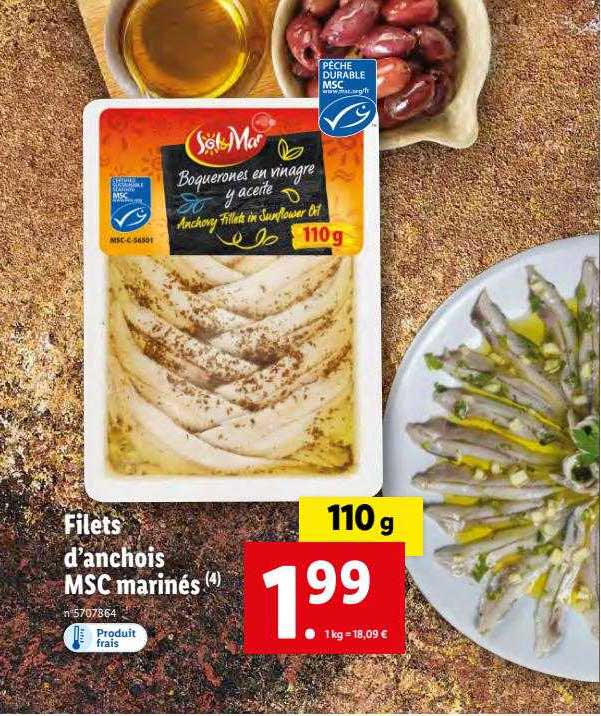 filets d'anchois msc marinés sol&mar