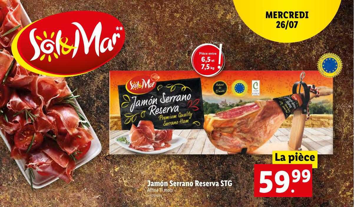 jamón serrano reserva STG