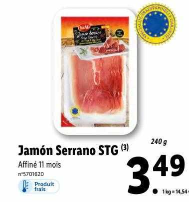 jamón serrano stg sol&mar