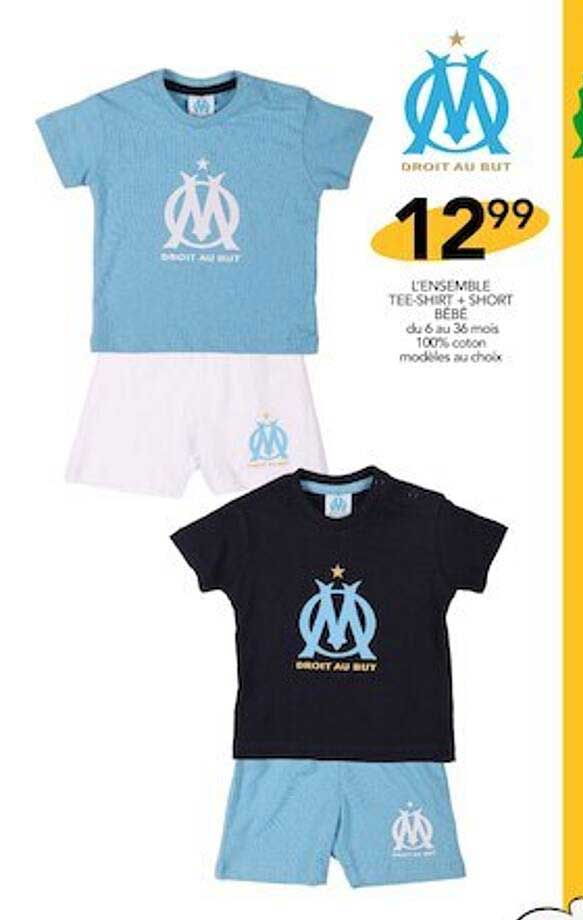 l'ensemble tee-shirt + short bébé