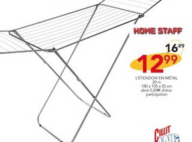 l'étendoir en métal