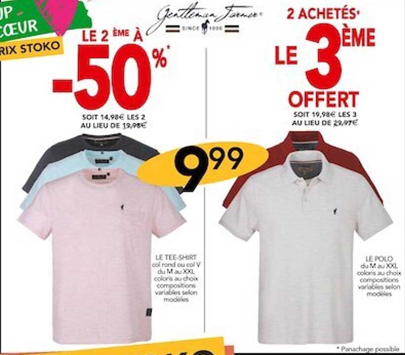 le tee-shirt, le polo