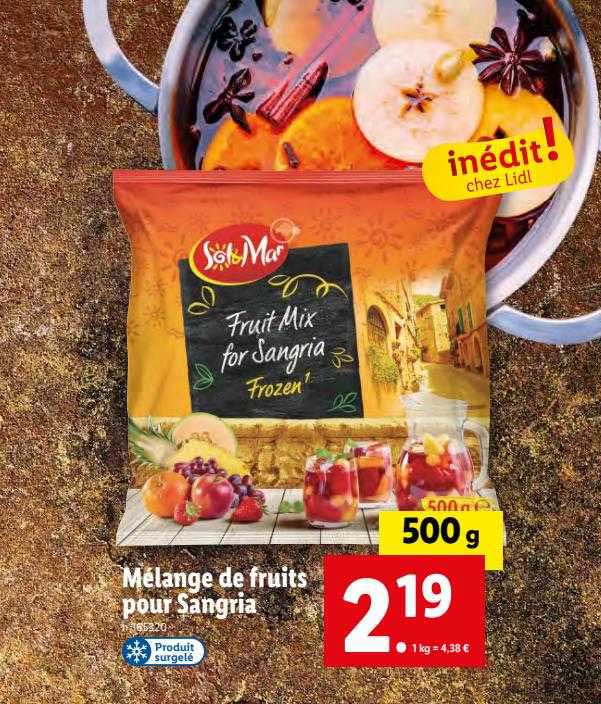 Mélange De Fruits Pour Sangria Sol&mar