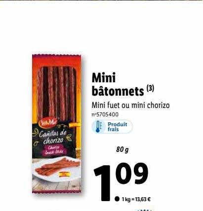 mii bâtonnets sol&mar