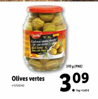 Olives Vertes Sol&mar