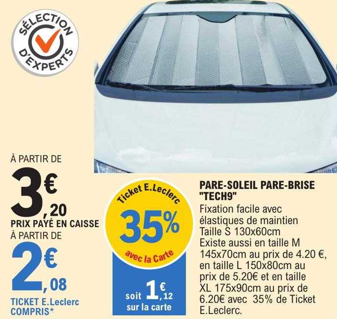 pare-soleil pare-brise "tech9"