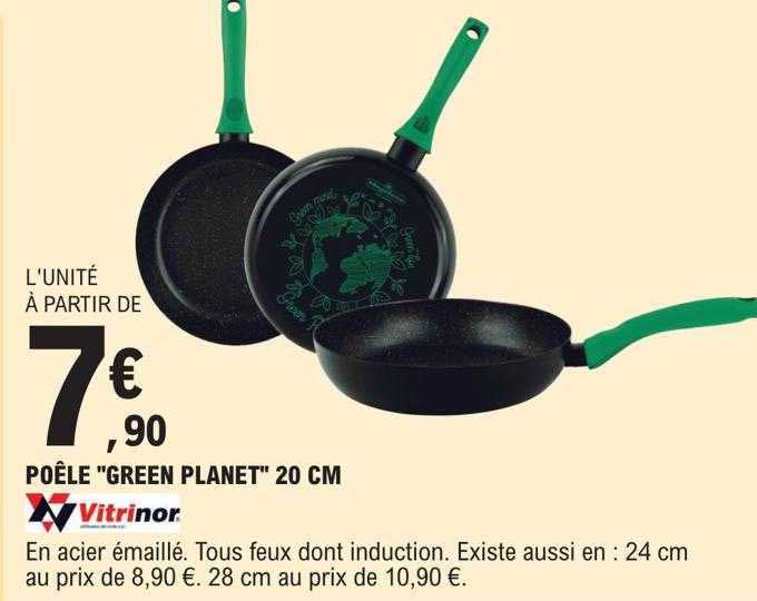 poêle "green planet" 20 cm vitrinor