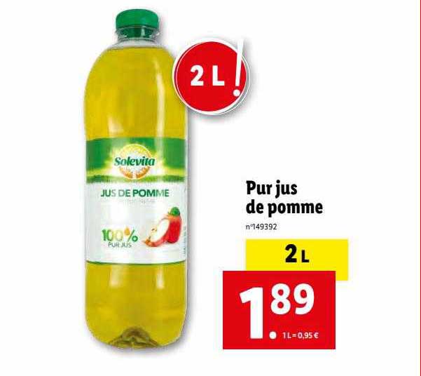 Pur Jus De Pomme Solevita