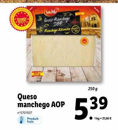 queso manchego aop sol&mar