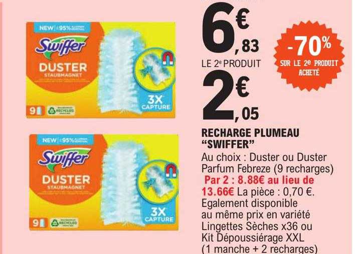 Recharge Plumeau "swiffer"