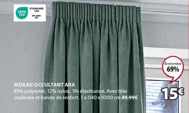 rideau occultant ara