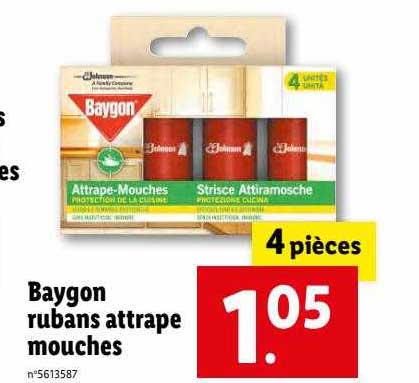 rubans attrape mouches baygon