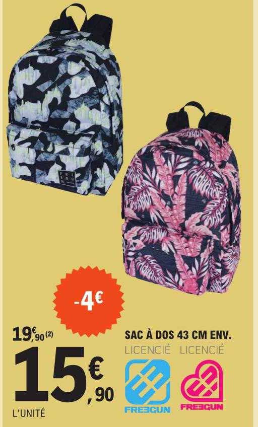 sac à dos 43 cm env