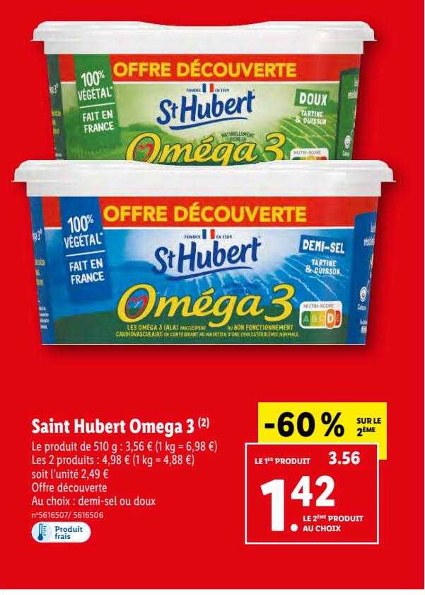 saint hubert oméga 3