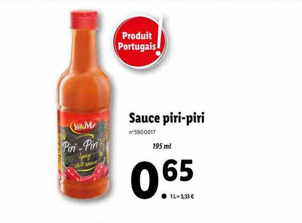 sauce piri-piri sol&mar