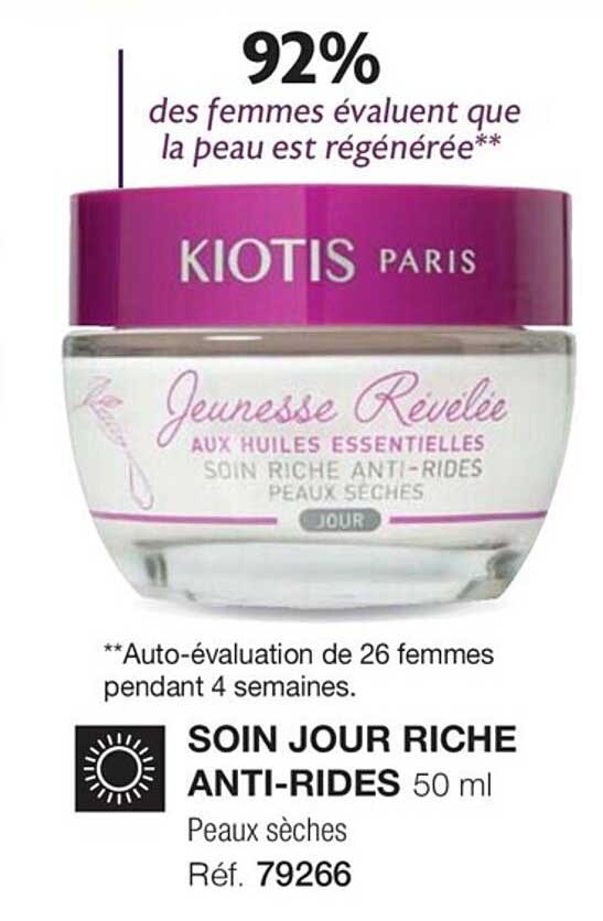 soin jour riche anti-rides kiotis paris