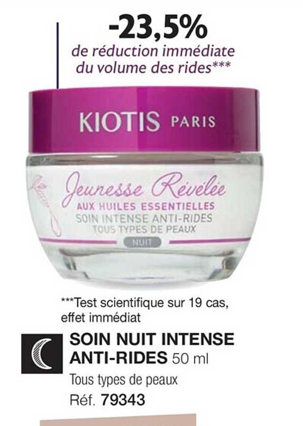 soin nuit intense anti-rides kiotis paris