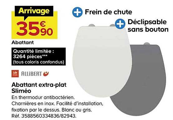 Abattant Extra Plat Sliméo Allibert