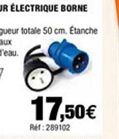 Adaptateur électrique Borne Camping