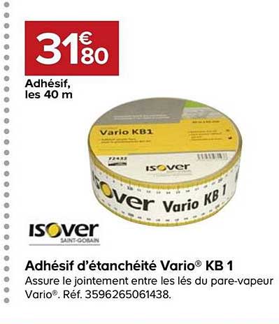 adhésif d étanchéité vario kb 1 isover