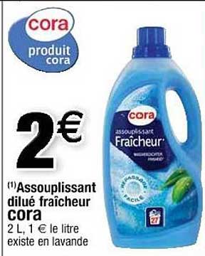 Assouplissant Dilué Fraîcheur Cora