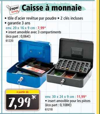 caisse à monnaie