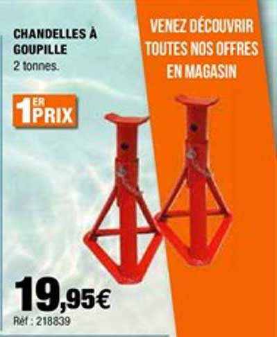 chandelles à goupille