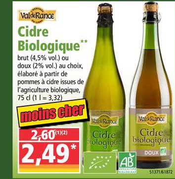 cidre biologique val de rance