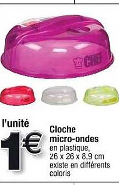 cloche micro ondes