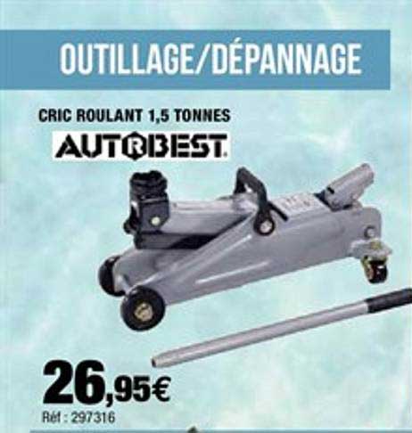 cric roulant 1.5 tonnes autrbest