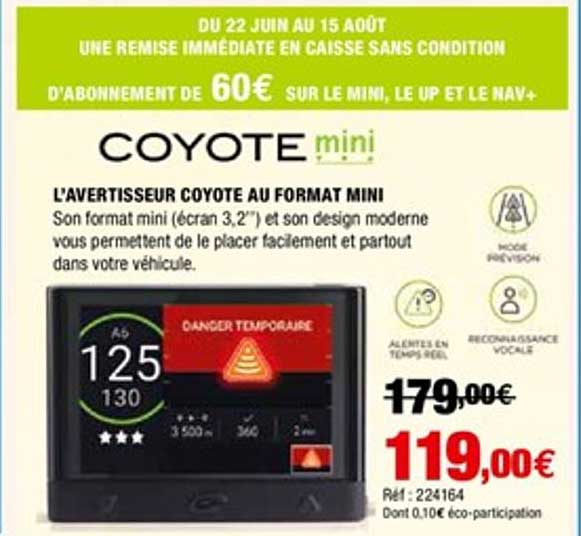 l'avertisseur coyote au format mini coyote mini