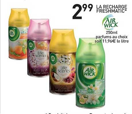 la recharge freshmatic air wick