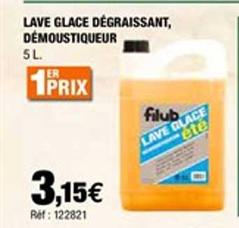 lave glace dégraissant démoustiqueur