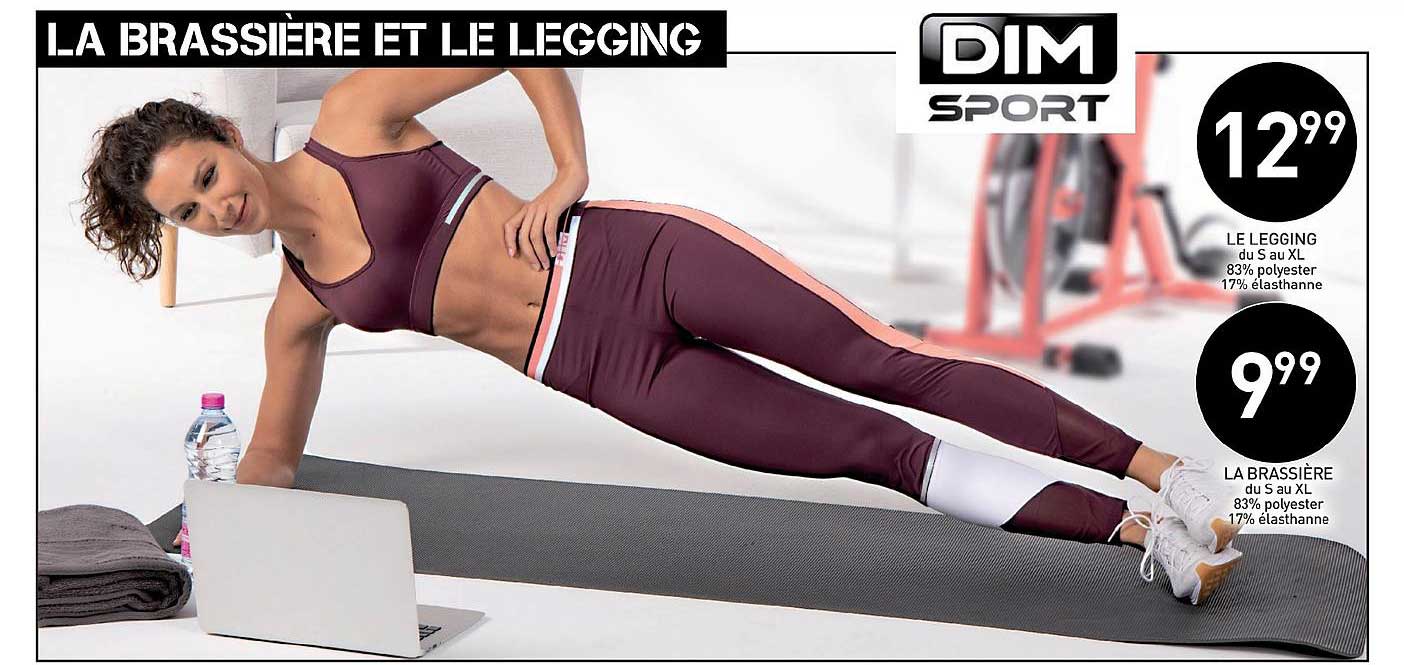 Le Legging La Brassière Dim Sport